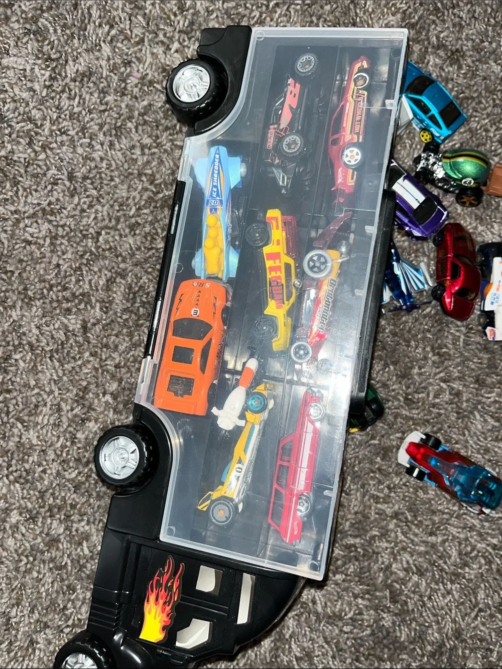 Hot Wheels Kids Toy Truck  Car Set